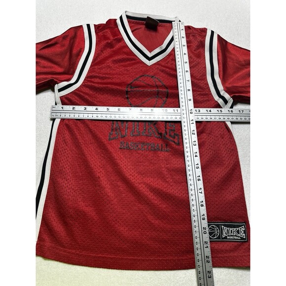 Vintage Nike Basketball Jersey Boys Small Youth Sport Mesh Athletic Y2k - Flaw - Picture 8 of 11